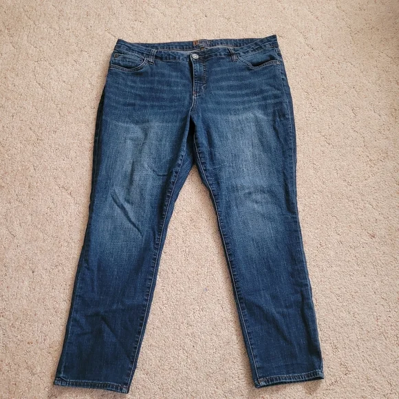 Kut from the Kloth Dark Blue Katy Boyfriend Jeans - Picture 2 of 7
